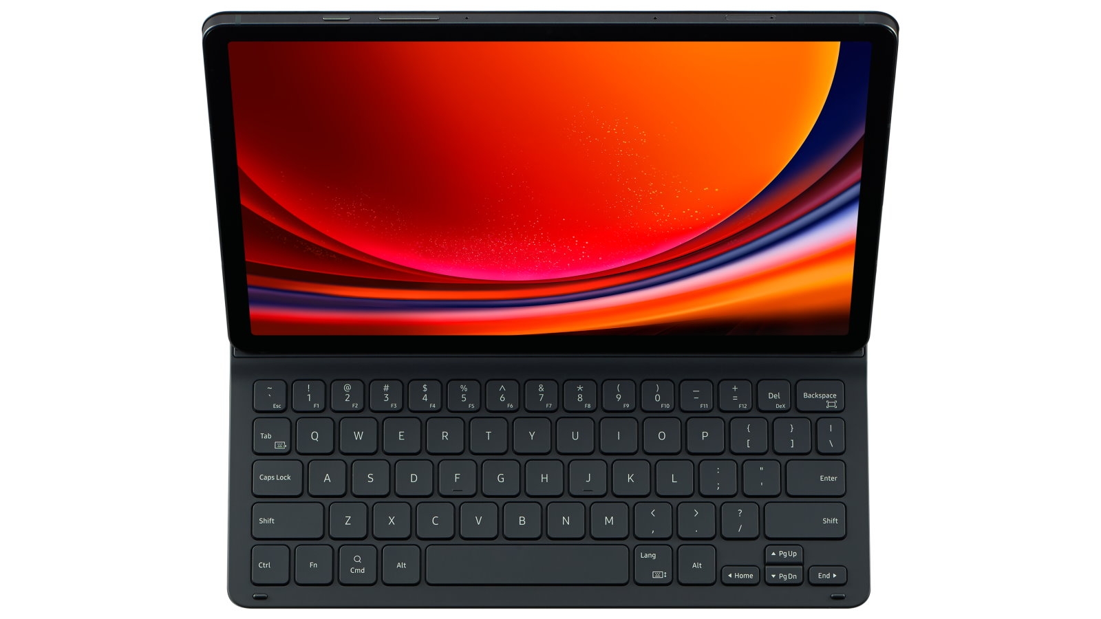 Samsung Galaxy Tab S9 Book Cover Keyboard Slim - Black | Harvey Norman