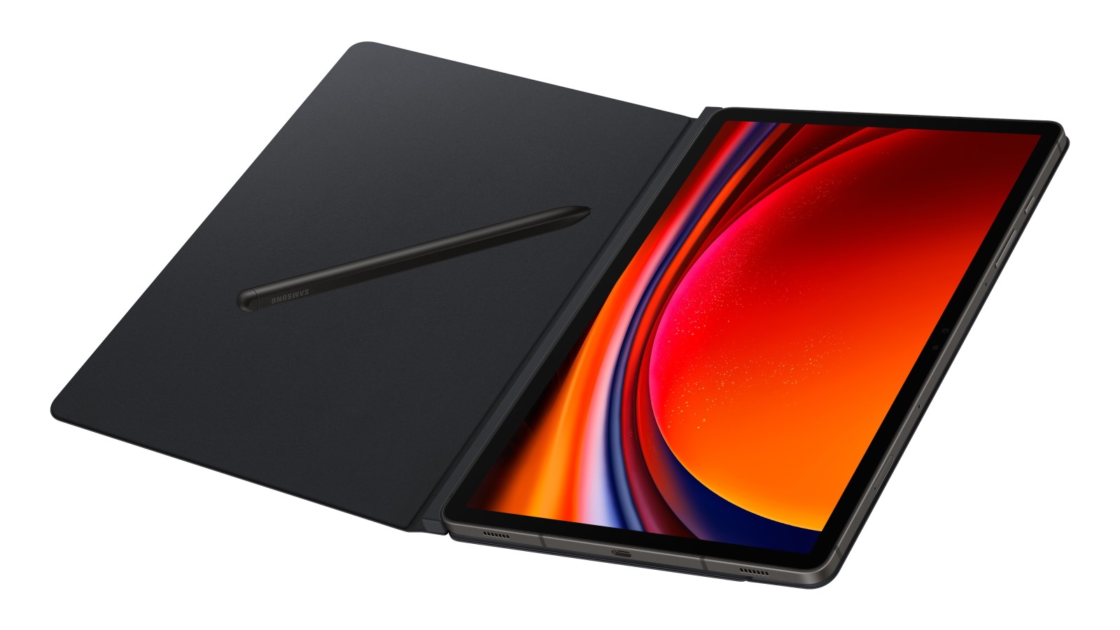 Samsung Galaxy Tab S9 Smart Book Cover - Black | Harvey Norman
