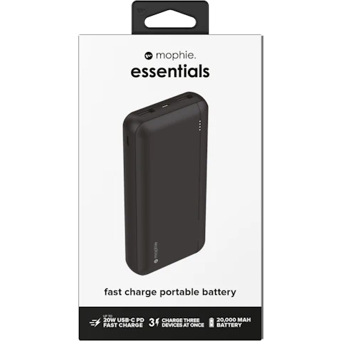 Mophie Essentials 20000mAh Powerstation - Black