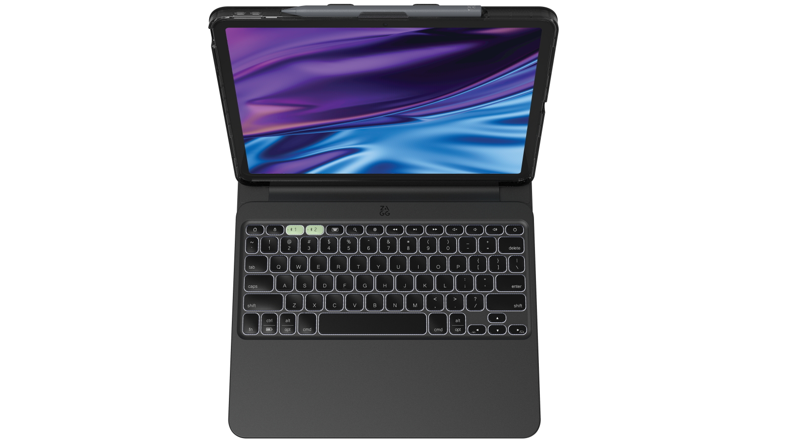 ZAGG Pro Keys 2 Keyboard Cover for iPad Air 13-inch M3/M2 - Black