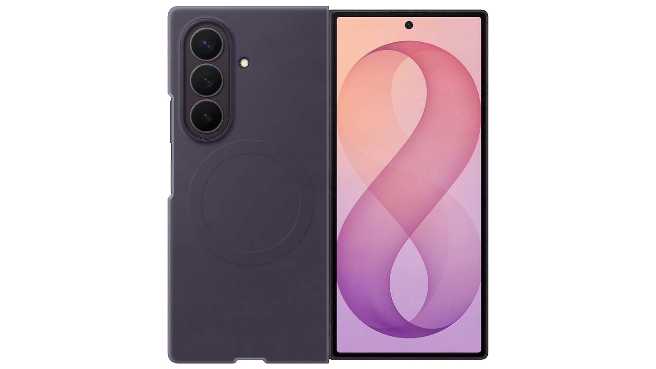 Samsung Galaxy Z Fold8 Ultra Silicone Magnet Case - Techno Violet