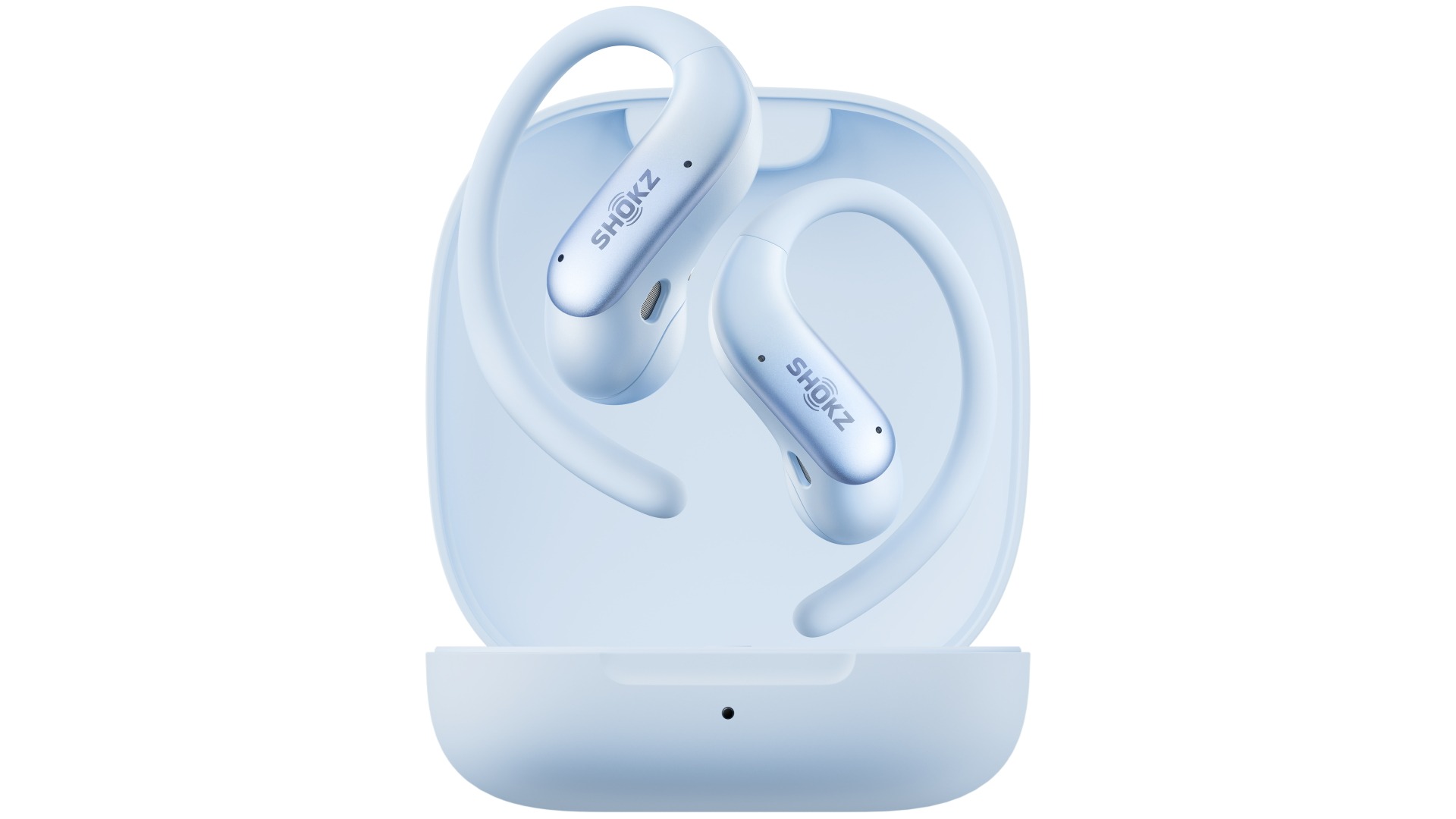 Shokz OpenFit Air 2 Open-Ear True Wireless Earbuds - Ice Blue