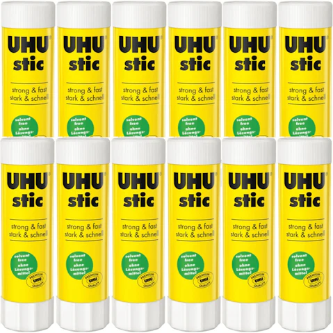 UHU 40g Glue Stick - Pack of 12