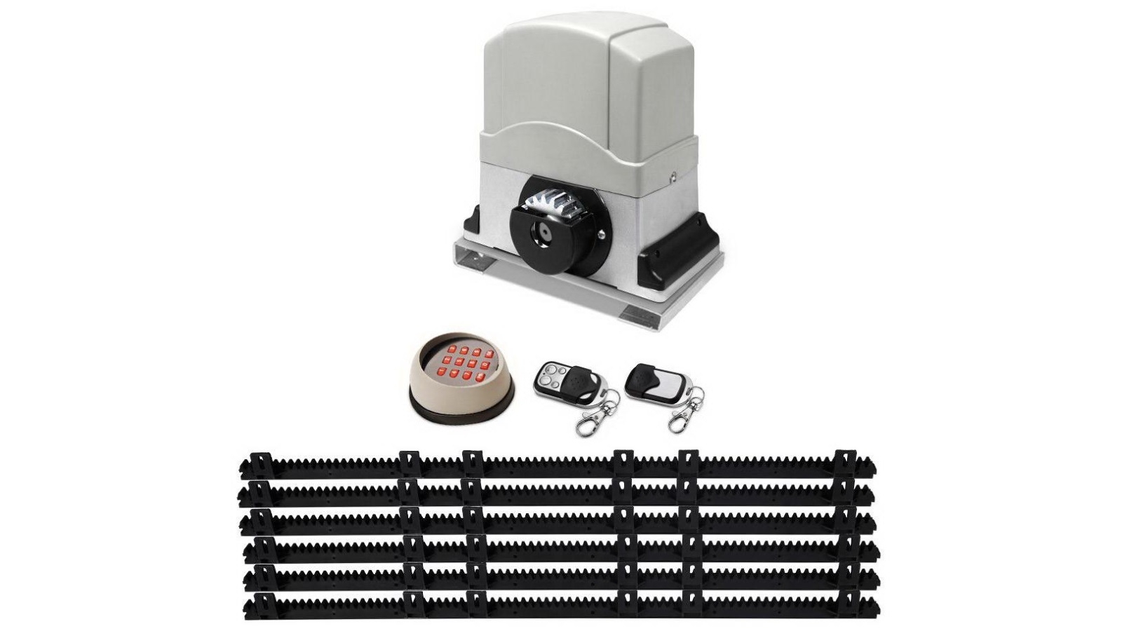 LockMaster 1200kg Sliding Electric Gate Opener Auto Motor Remote Kit Heavy Duty