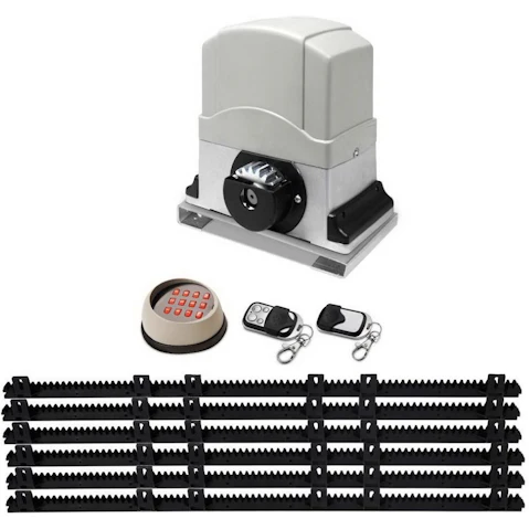 LockMaster 1200kg Sliding Electric Gate Opener Auto Motor Remote Kit Heavy Duty