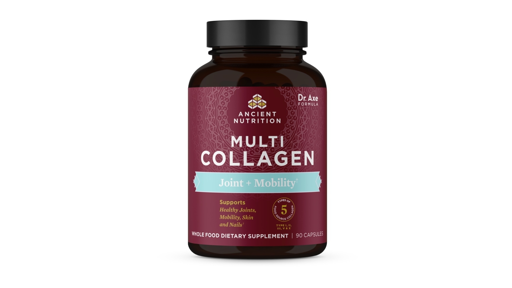 Dr. Axe Multi Collagen Joint + Mobility 90 Capsules