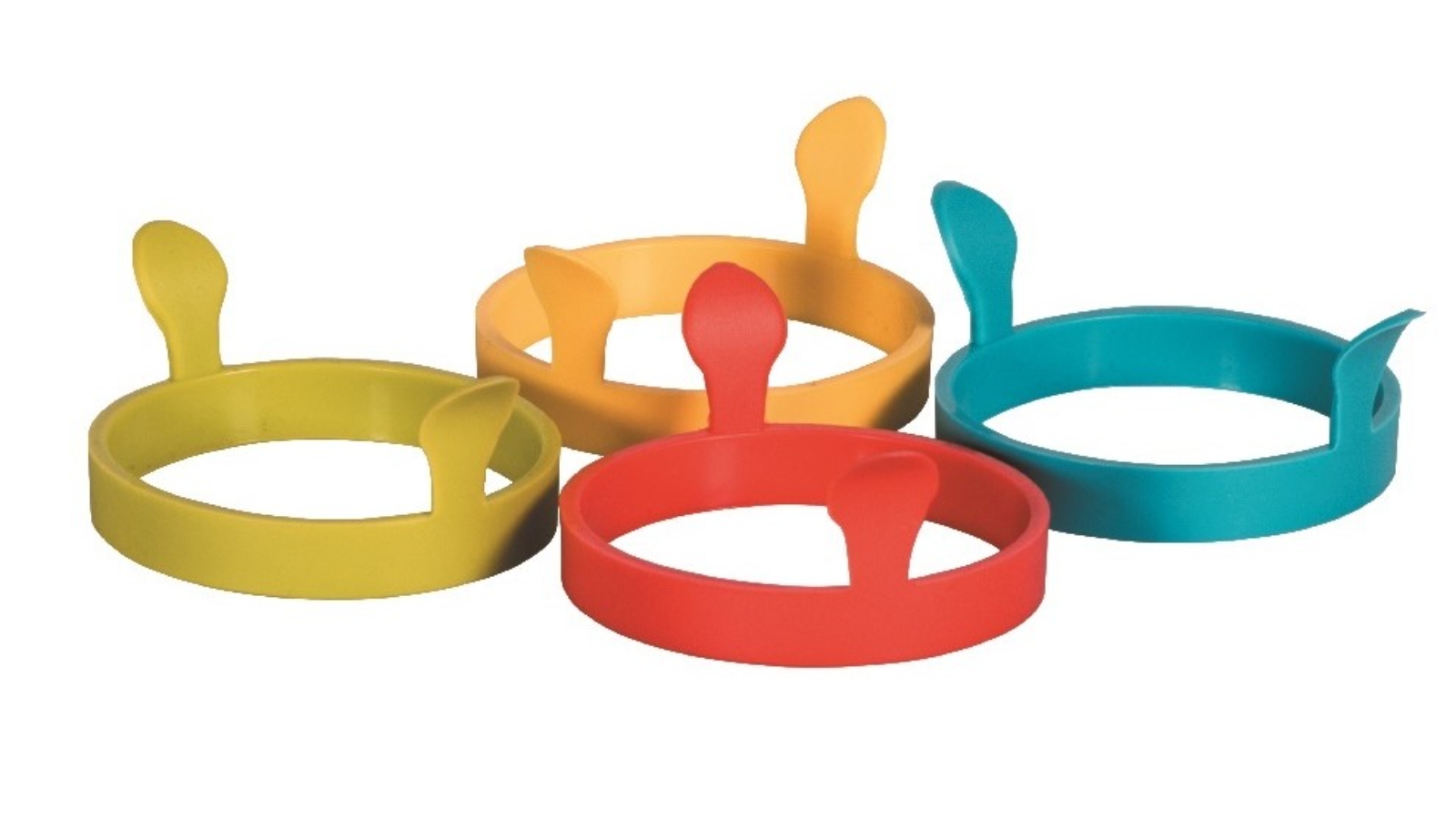 Avanti Silicone Egg Ring with Handles - Set of 4