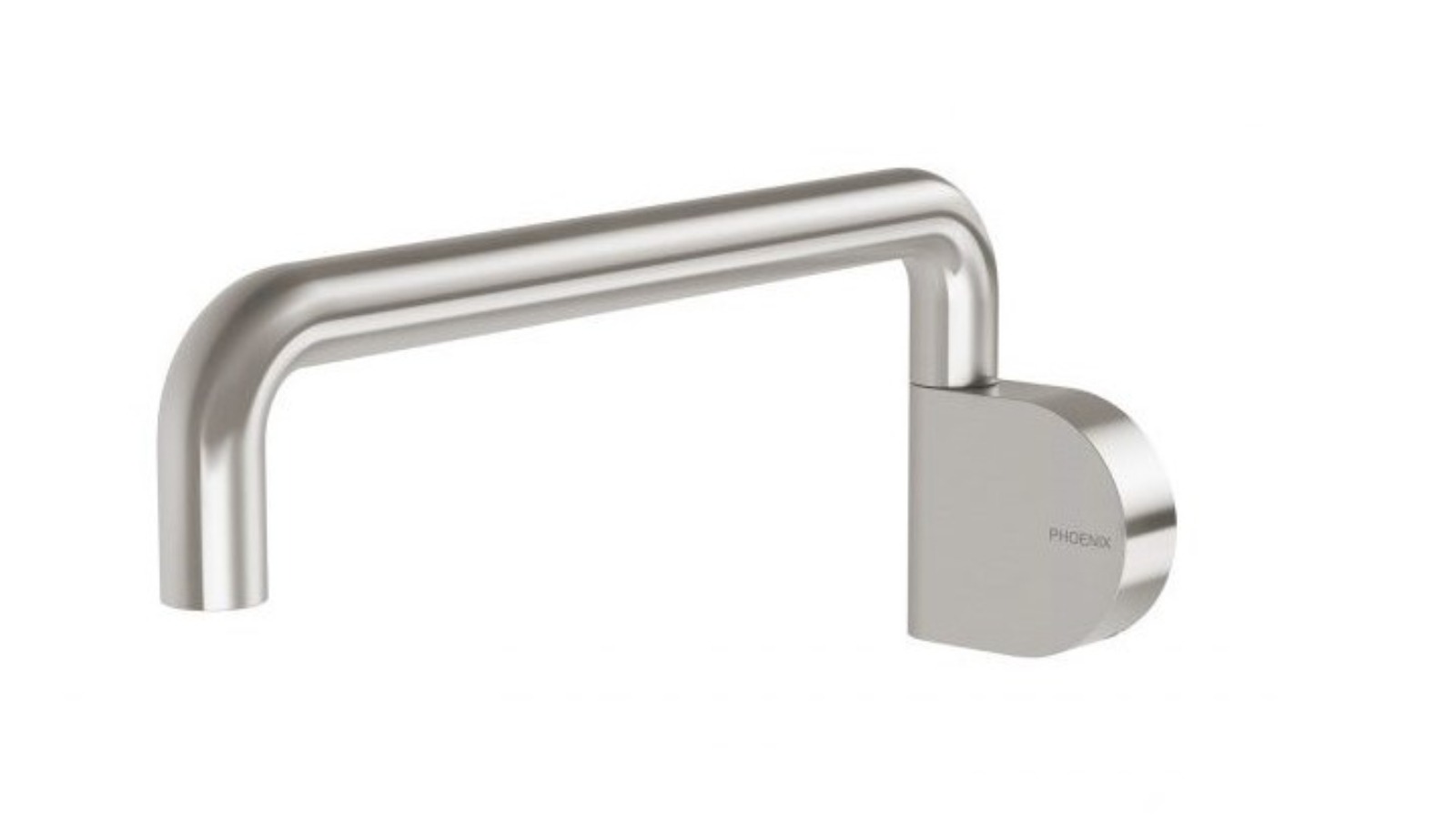 Phoenix Designer 230mm Swivel Bath Outlet Round - Brushed Nickel