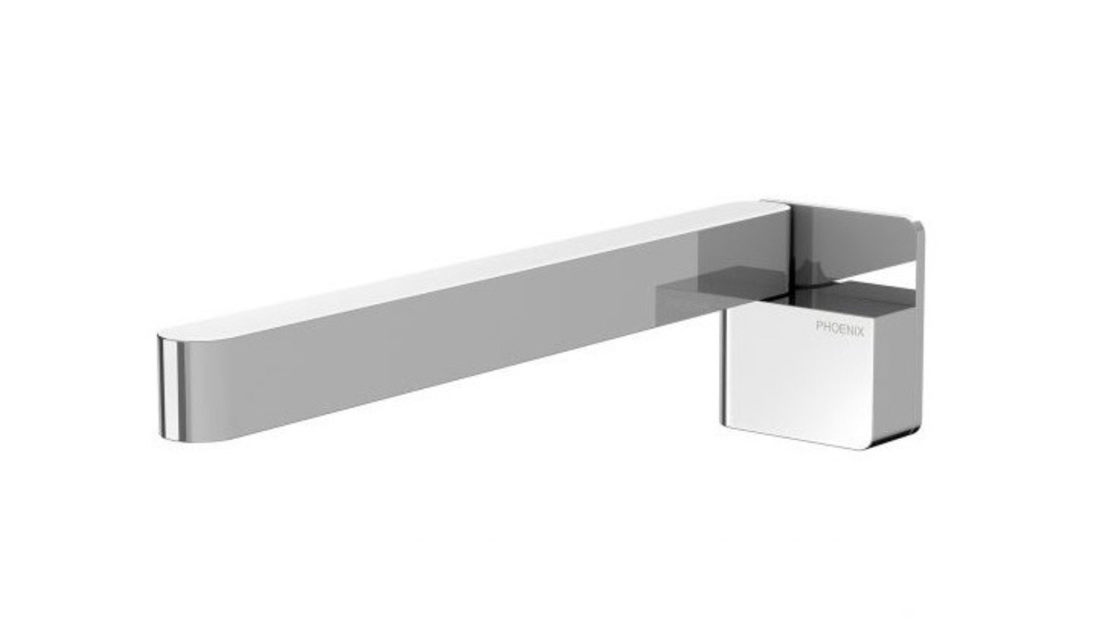 Phoenix Designer 230mm Swivel Bath Outlet Square - Chrome