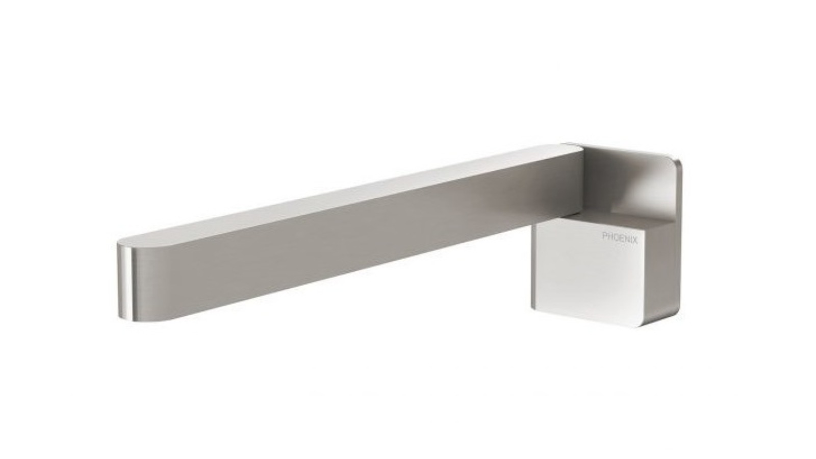 Phoenix Designer 230mm Swivel Bath Outlet Square - Brushed Nickel