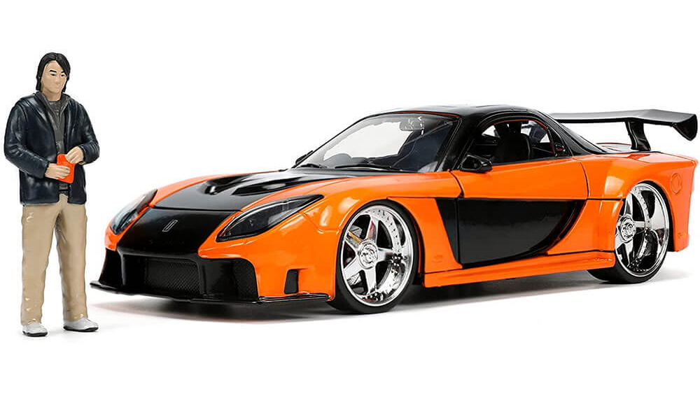Fast and Furious 1997 Mazda RX7 with Han 1:24 Scale Ride