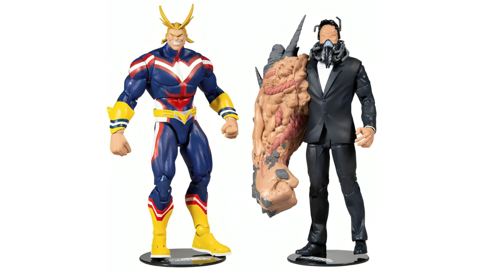 Anime Pack of 2 My Hero Academia All Might vs All for One Action Figure