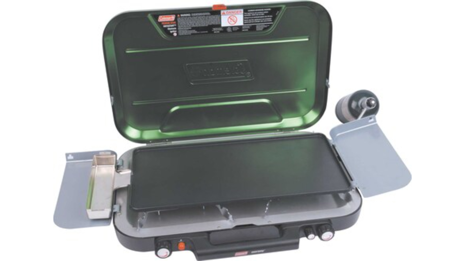 Coleman Burner Eventemp Stove with Griddle and Grease Trap