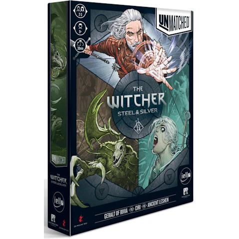Unmatched The Witcher Steel and Silver Board Game
