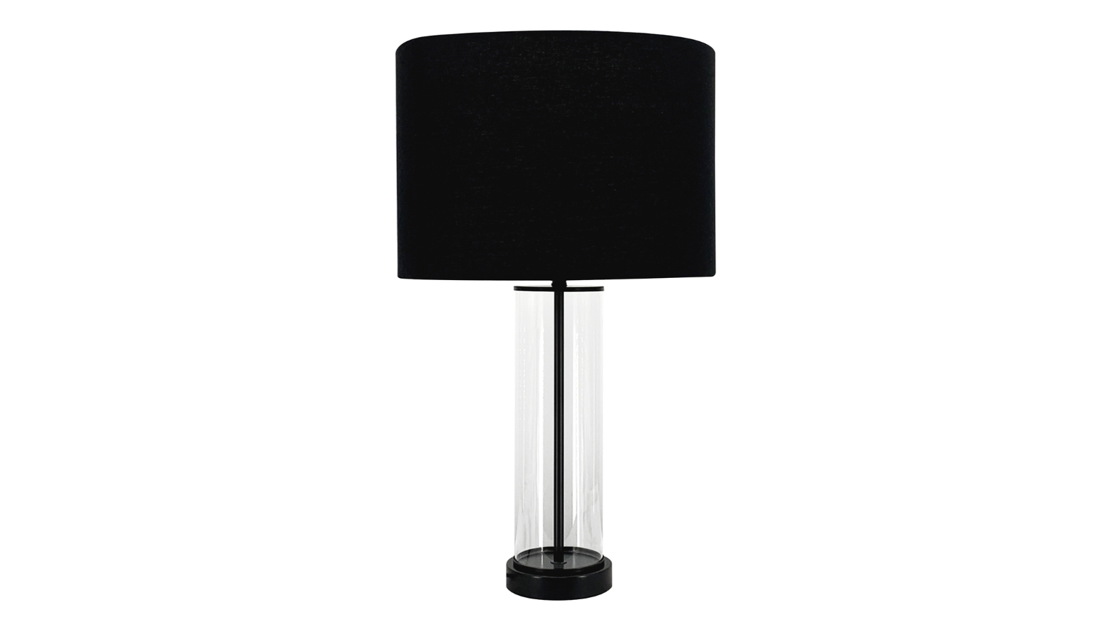 Cafe Lighting & Living East Side Table Lamp - Black with Black Shade