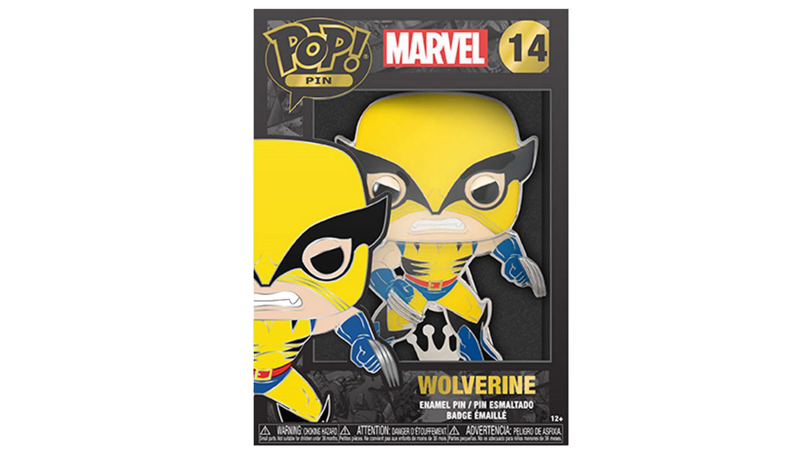 LatestBuy X-Men Wolverine 4-inch Pop Enamel Pin Chase Ships 1 in 6