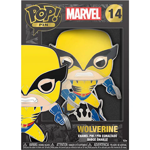 LatestBuy X-Men Wolverine 4-inch Pop Enamel Pin Chase Ships 1 in 6