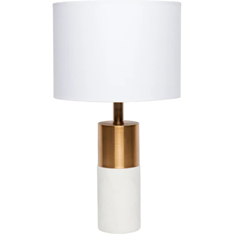 Cafe Lighting & Living Lane Table Lamp - White