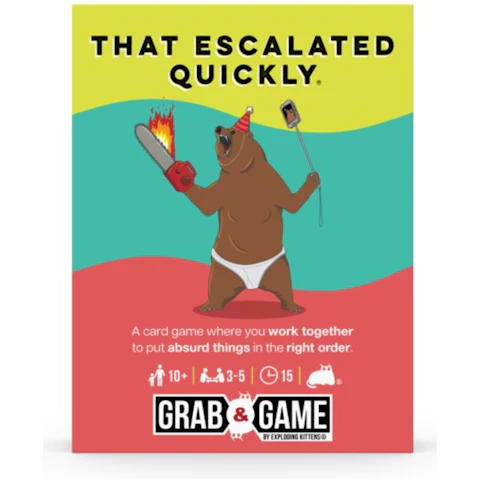 Grab and Game - That Escalated Quickly by Exploding Kittens