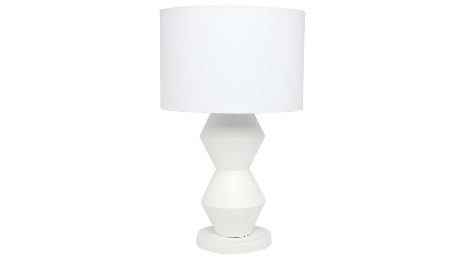 Cafe Lighting & Living Abstract Table Lamp - White