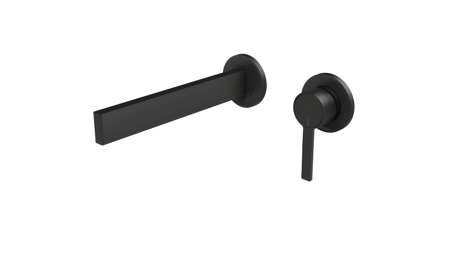 Phoenix Lexi MKII SwitchMix Wall Basin Mixer Set 200mm - Matte Black
