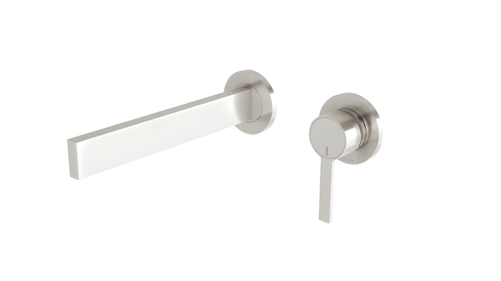 Phoenix Lexi MKII SwitchMix Wall Basin Mixer Set 200mm - Brushed Nickel