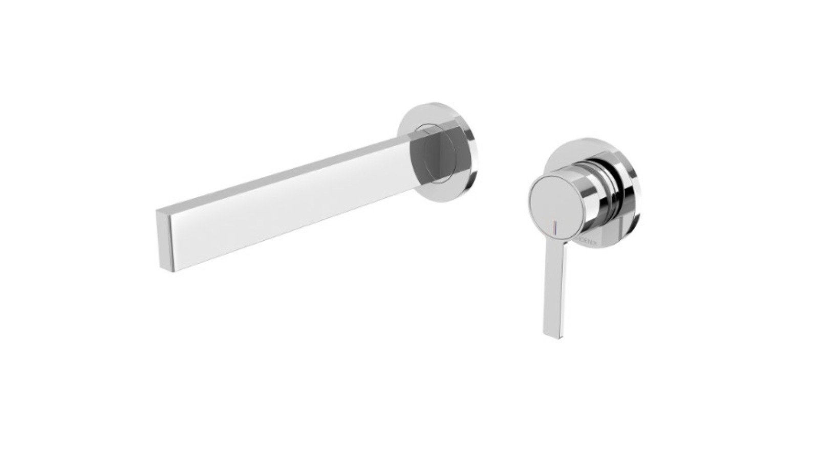 Phoenix Lexi MKII 200mm SwitchMix Wall Bath Mixer Set - Chrome