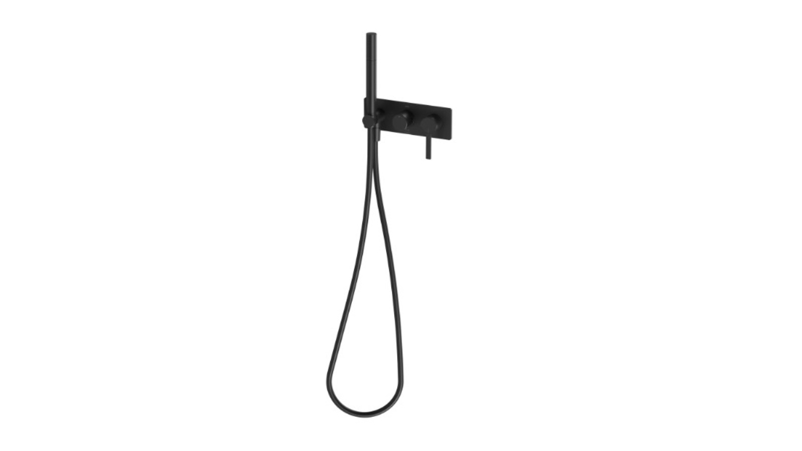 Phoenix Lexi MKII Wall Shower System - Matte Black