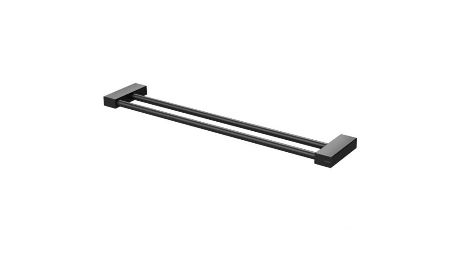Phoenix 600mm Lexi MKII Double Towel Rail - Matte Black