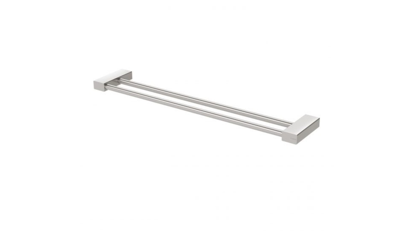 Phoenix 600mm Lexi MKII Double Towel Rail - Brushed Nickel