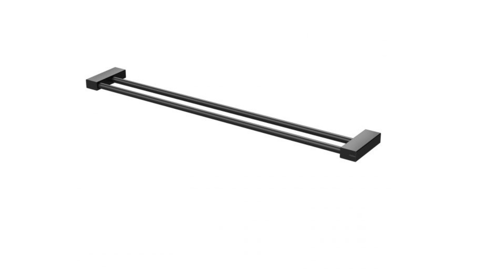 Phoenix 800mm Lexi MKII Double Towel Rail - Matte Black