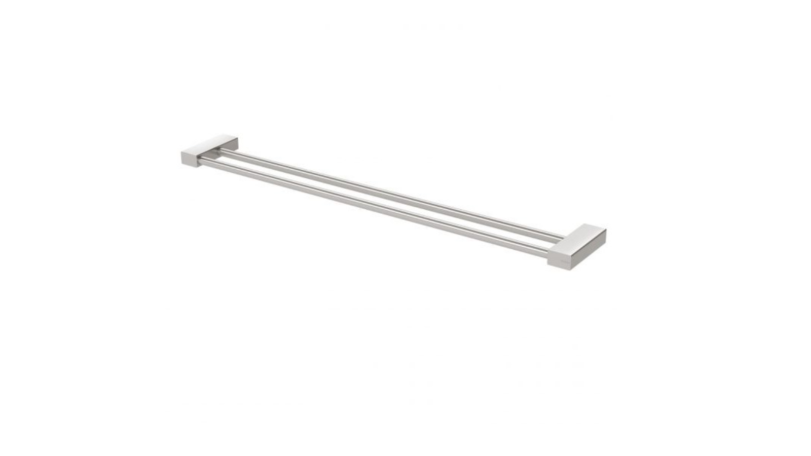 Phoenix 800mm Lexi MKII Double Towel Rail - Brushed Nickel