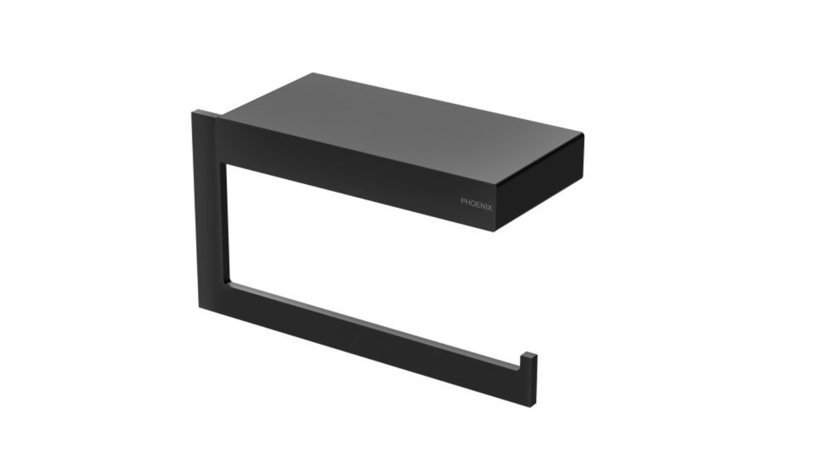Phoenix Lexi MKII Toilet Roll Holder - Matte Black