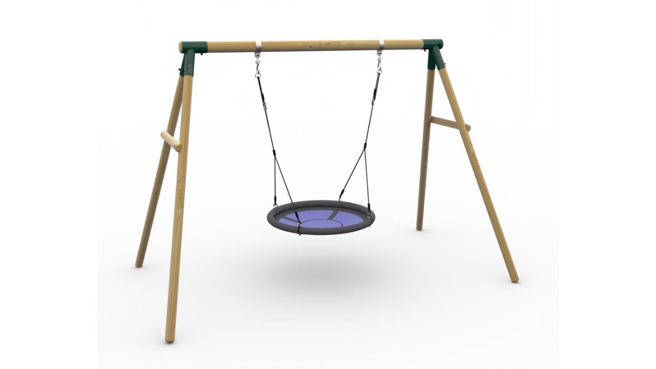 Plum Play Wooden Spider Monkey Nest Swing Set