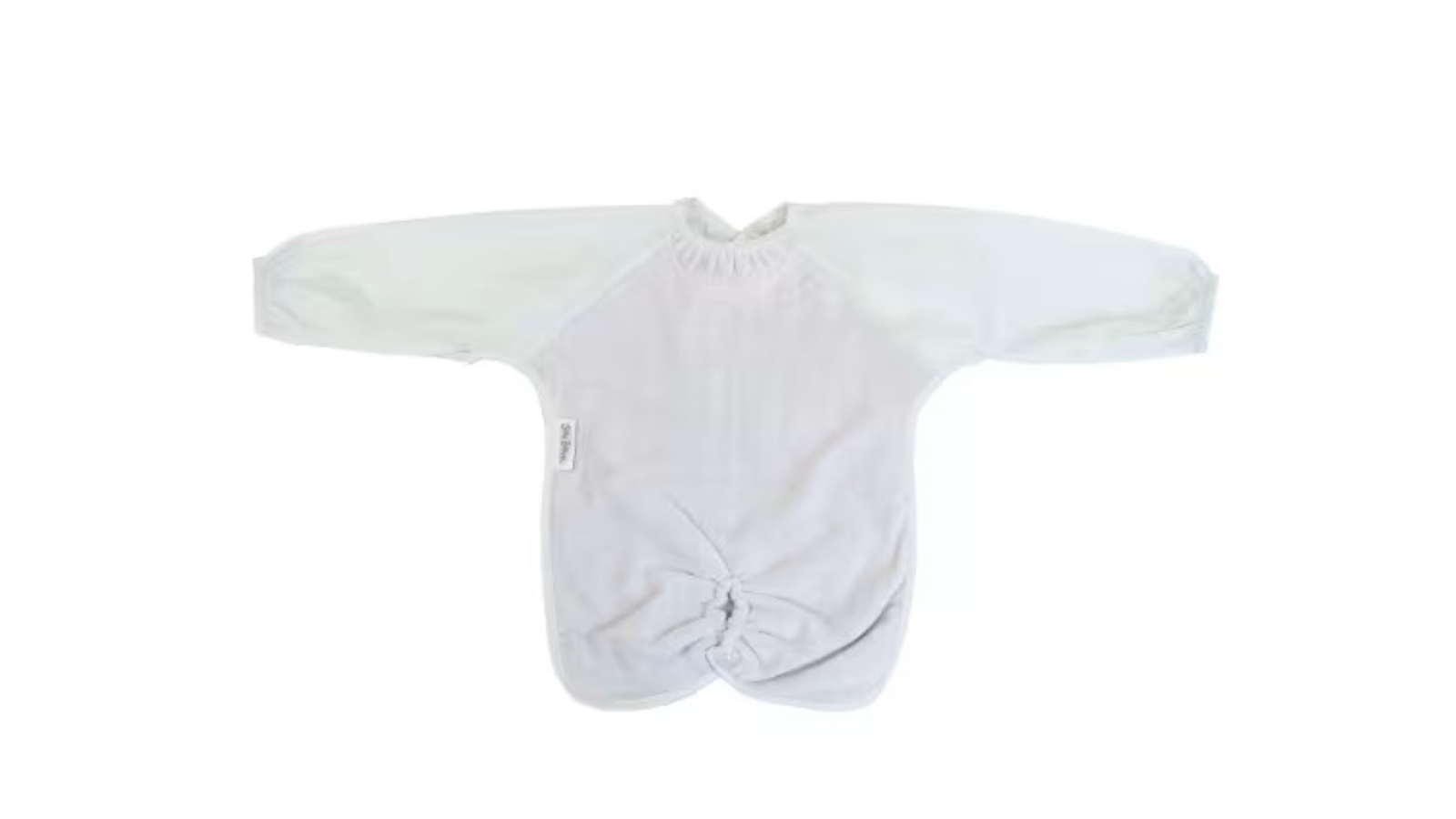 Cross Silly Billyz Towel Highchair Hugger Long Sleeve Bib - Silver