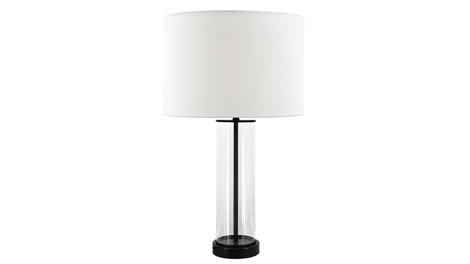 Cafe Lighting & Living East Side Table Lamp - Black with White Shade