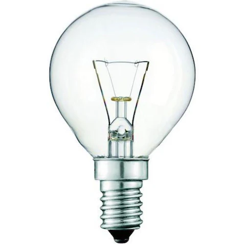 Kitchee 40W Clear Round SES Edison Oven Light Bulb