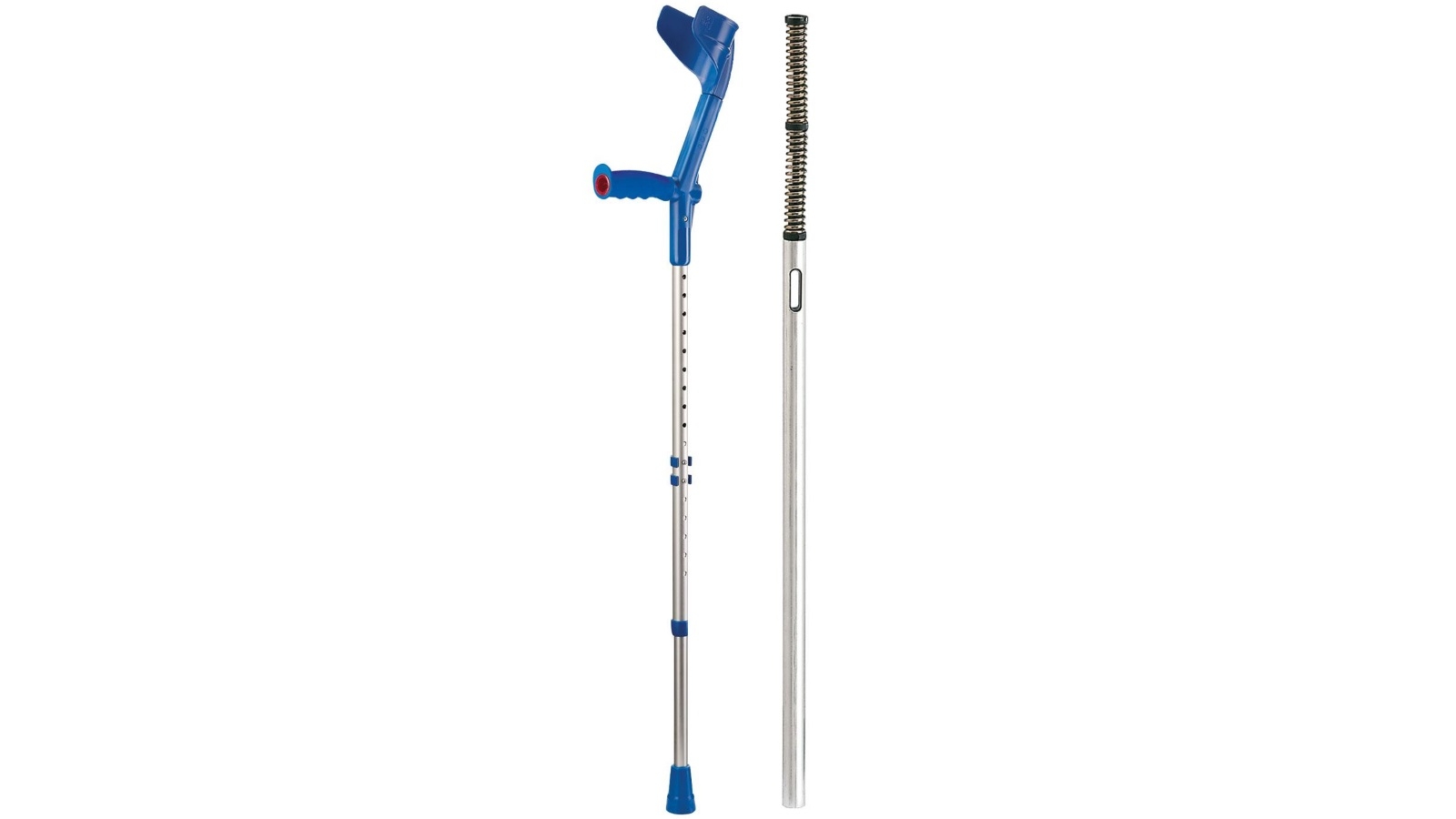 Rebotec New Walk Crutches with Spring Shock Absorbers - Pair