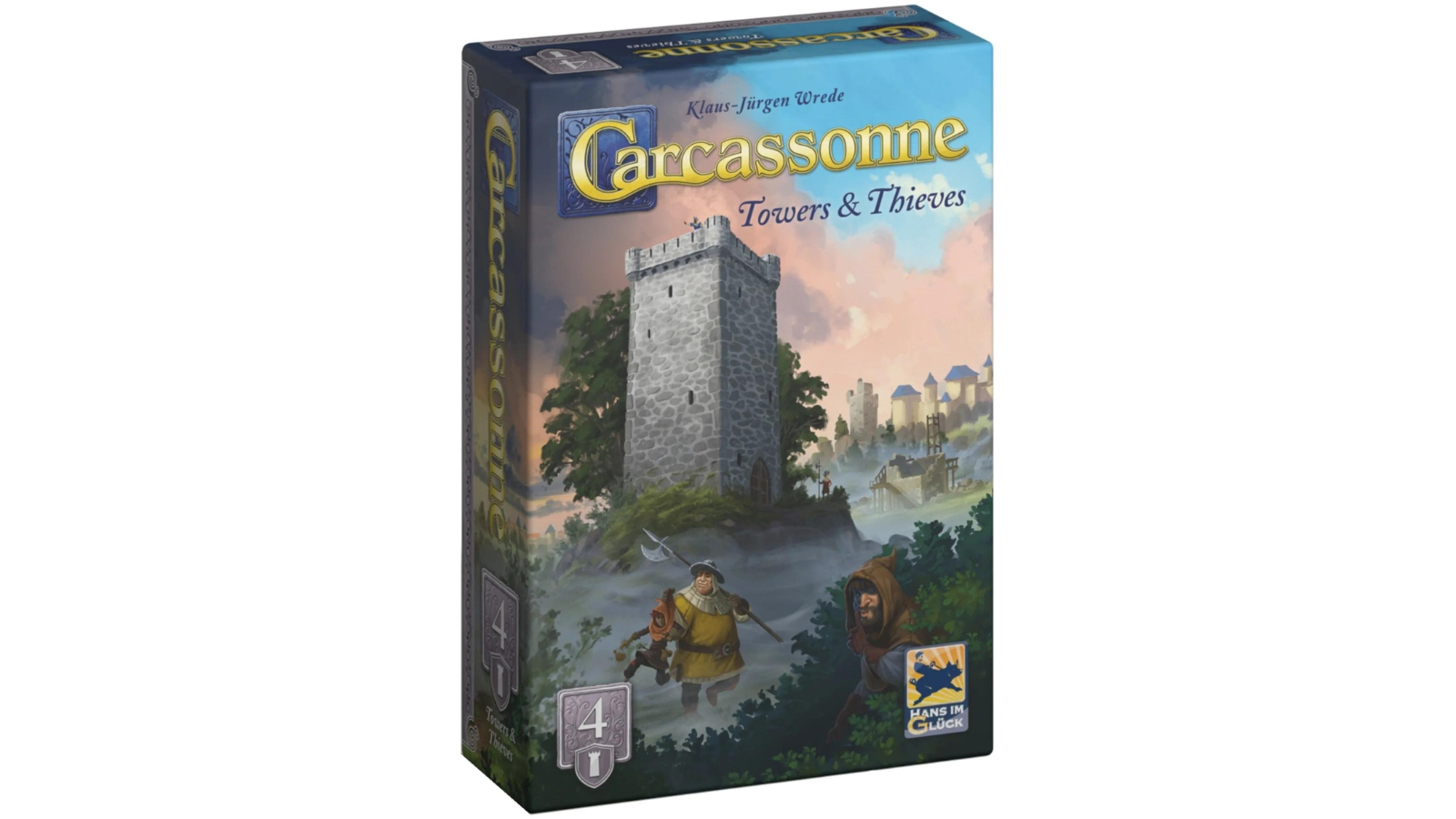 Carcassonne Expansion 4 Towers and Thieves Board Game