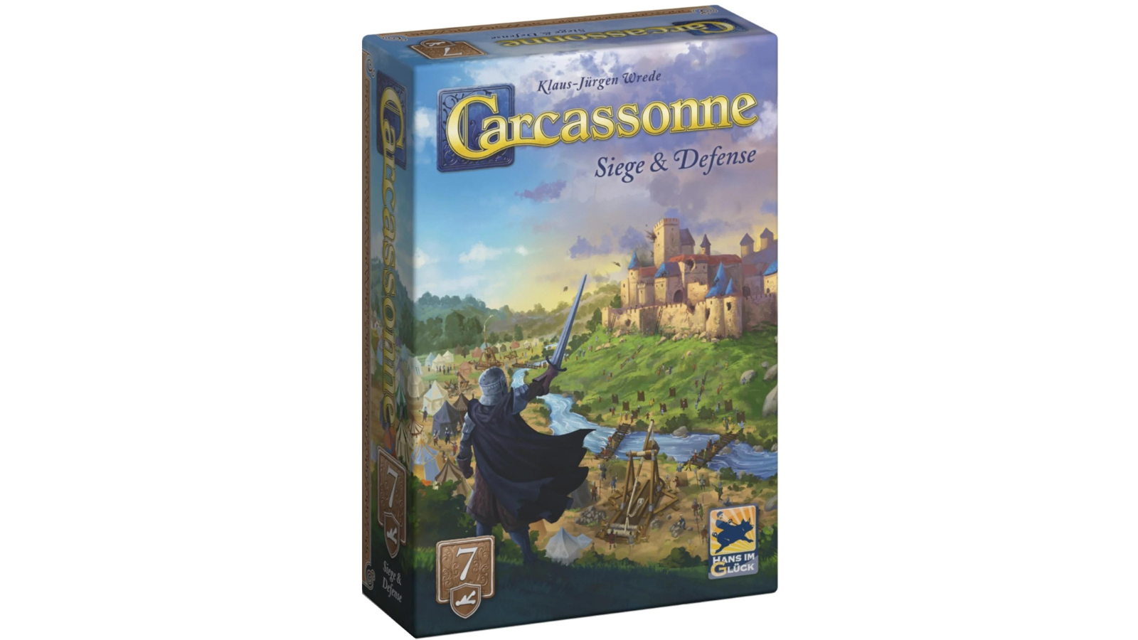 2025 Redesign Carcassonne Expansion 7 Siege and Defence Board Game
