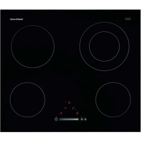 Fisher & Paykel 75cm Series 5 4 Element Electric Cooktop - Black