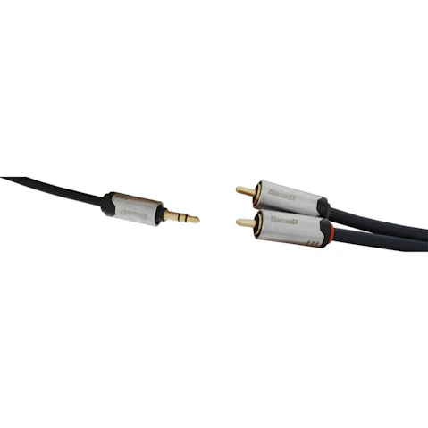 Concord 3.5mm Stereo Plug to 2 RCA Plugs - 3m