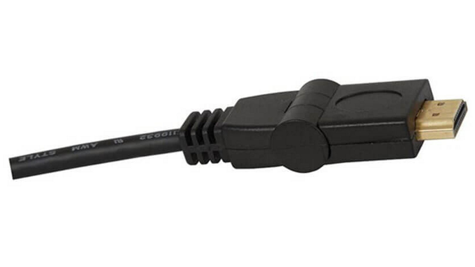LatestBuy HDMI 1.3 Rotating Plug to Plug Audio Visual Cable - 1.5m
