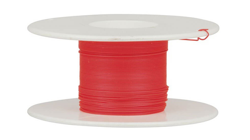 High Quality 30m Kynar Wire Wrap Roll - Red