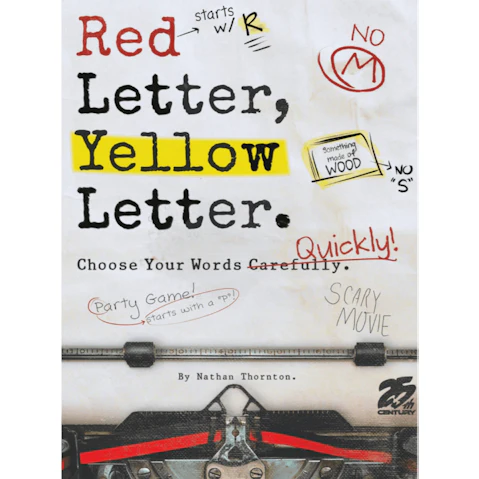 25th Century Games Red and Yellow Letter
