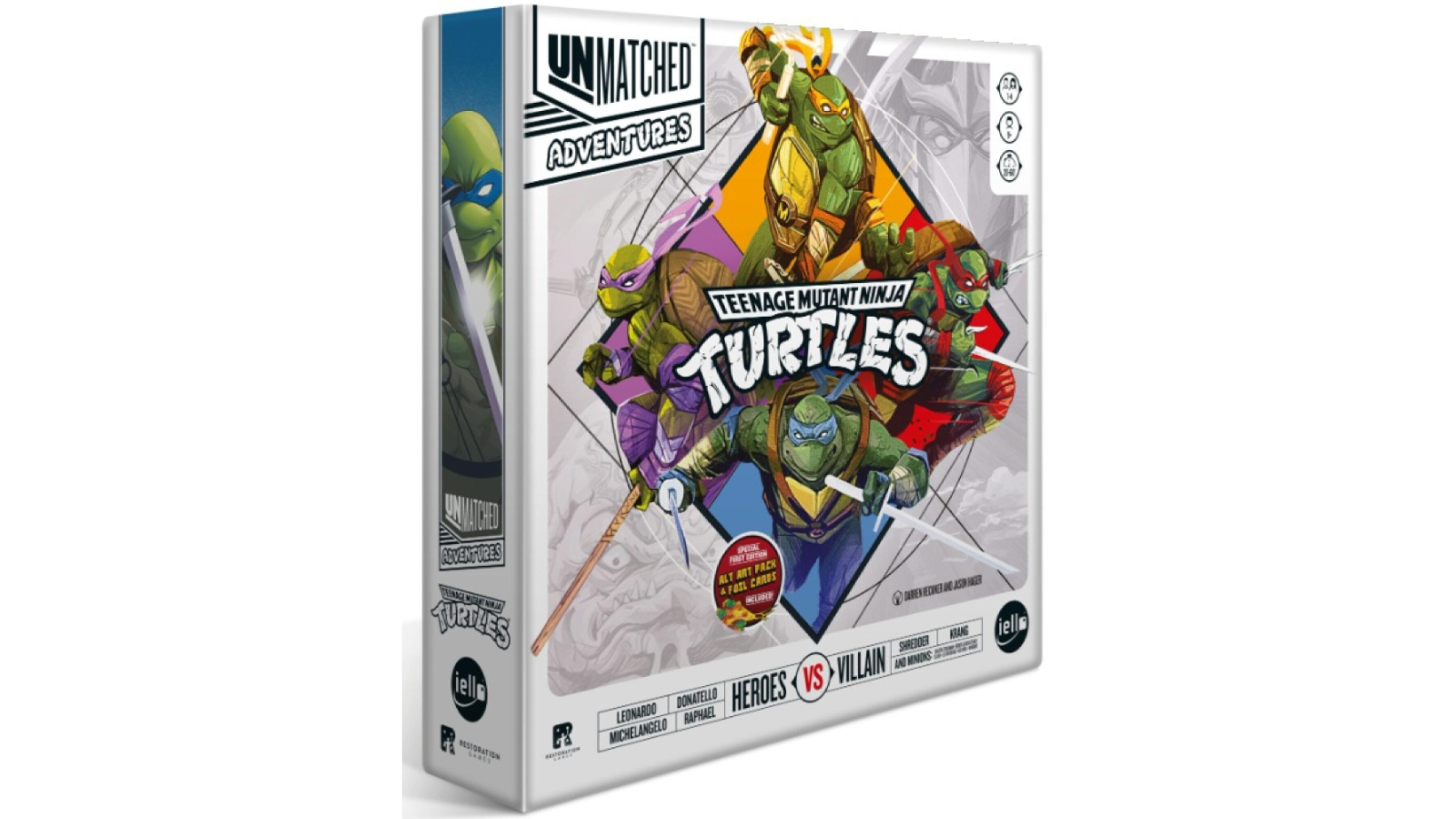 Asmodee Unmatched Teenage Mutant Ninja Turtles Board Game
