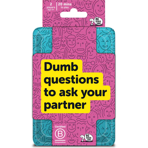 Big Potato Dumb Questions To Ask Your Partner Travel Edition Card Game