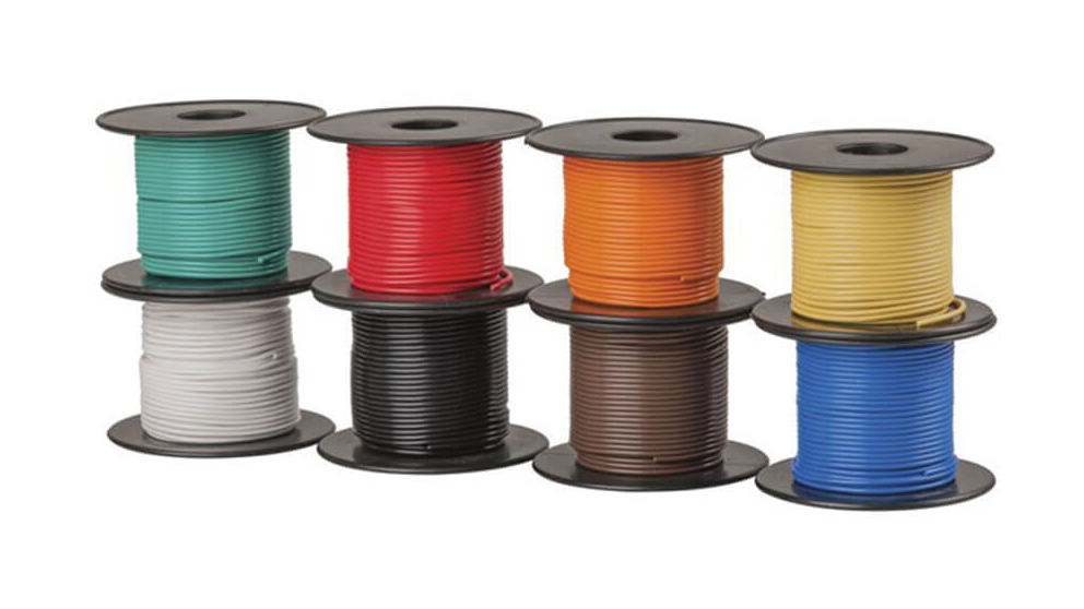 Light-duty Round Hook-up 8 Colours Wire Pack