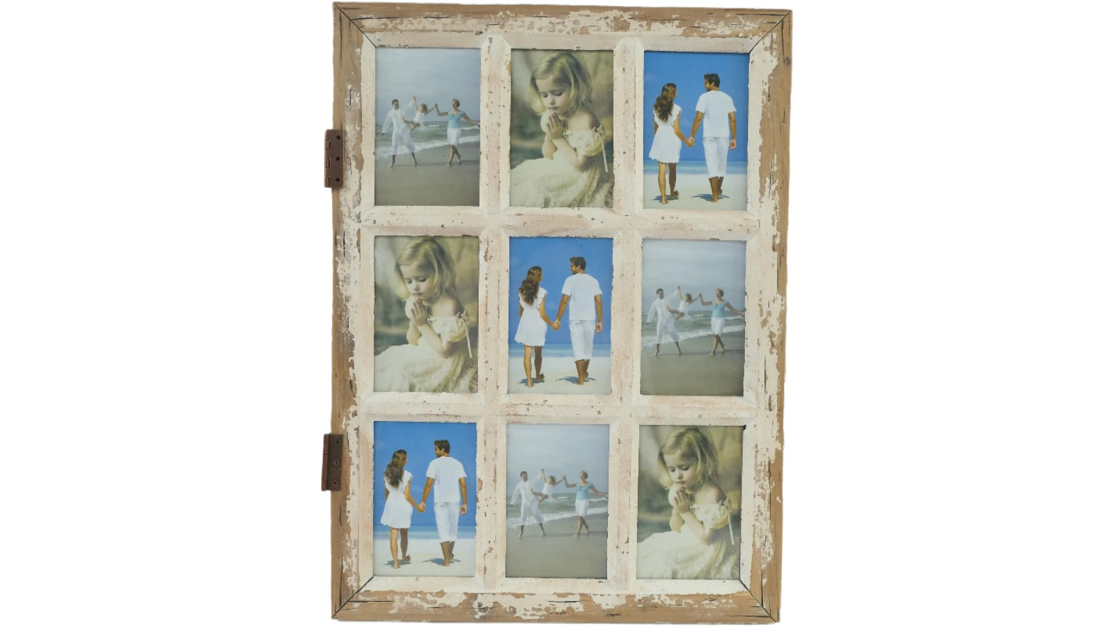 Willow and Silk Beach House Window 9-Pic 4 x 6 Photoframe Wall Art