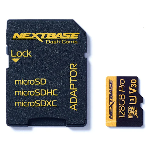 Nextbase 128GB U3 Micro SD card and Adapter